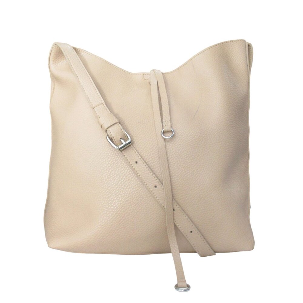 Large Tan Hobo Shoulder Bag